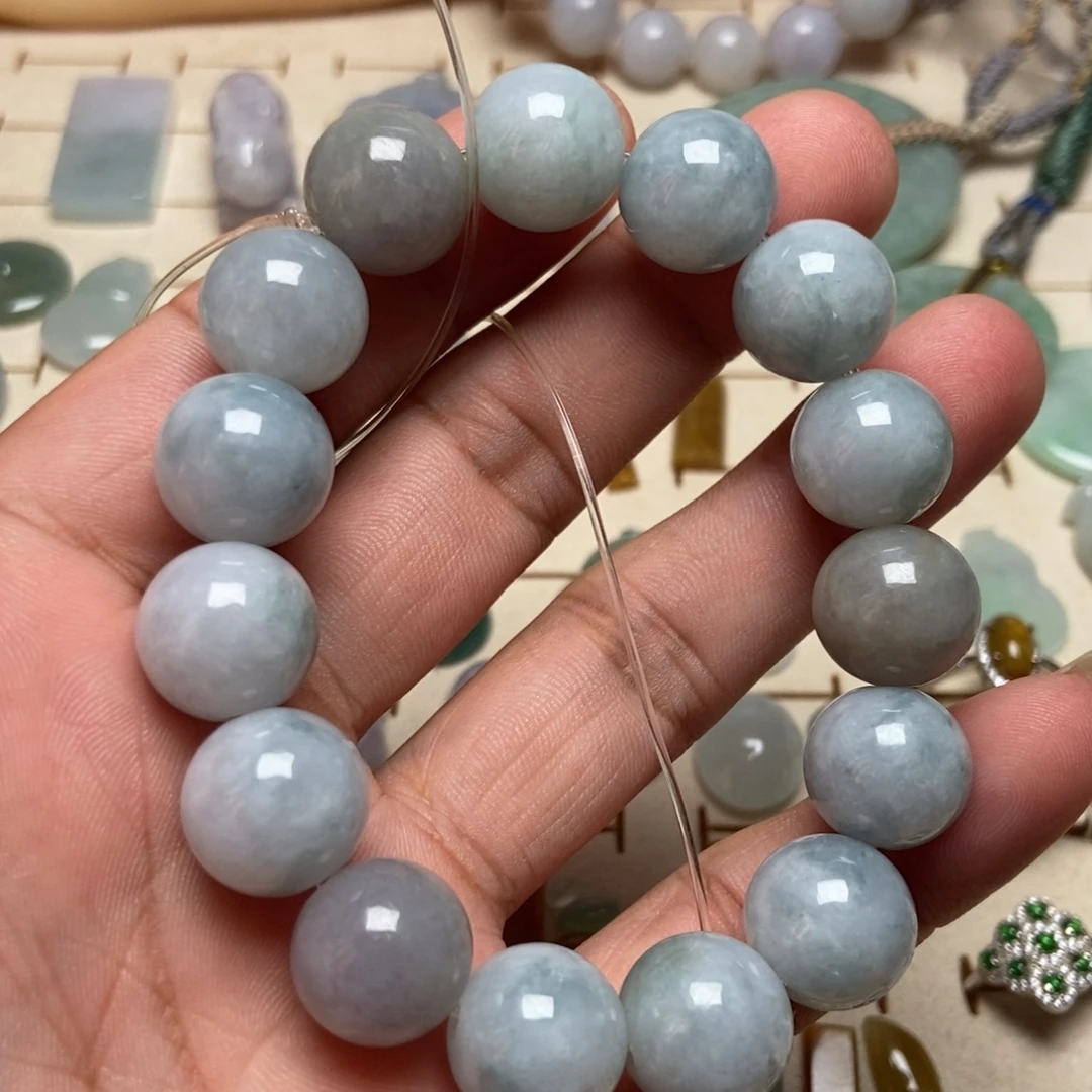 颈饰未镶嵌翡翠缅甸翡翠