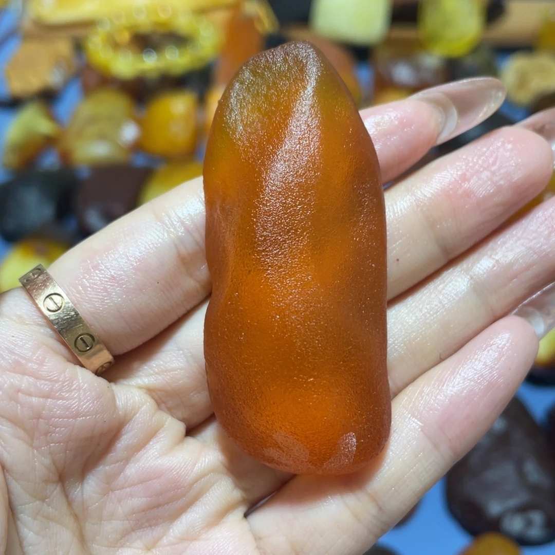 定制琥珀未镶嵌原石波罗的海琥珀蜜哦