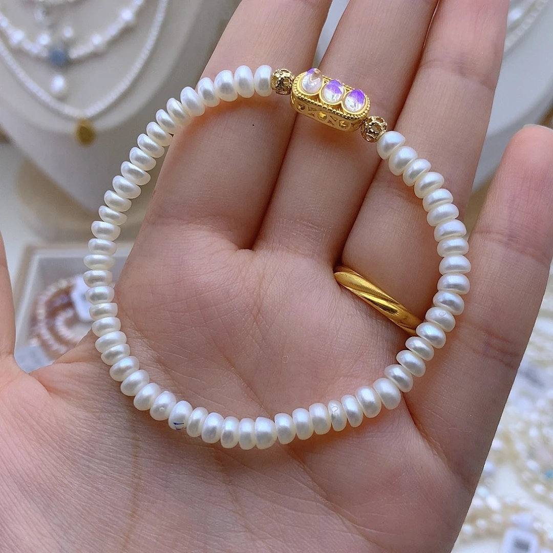 合金手绳淡水珍珠