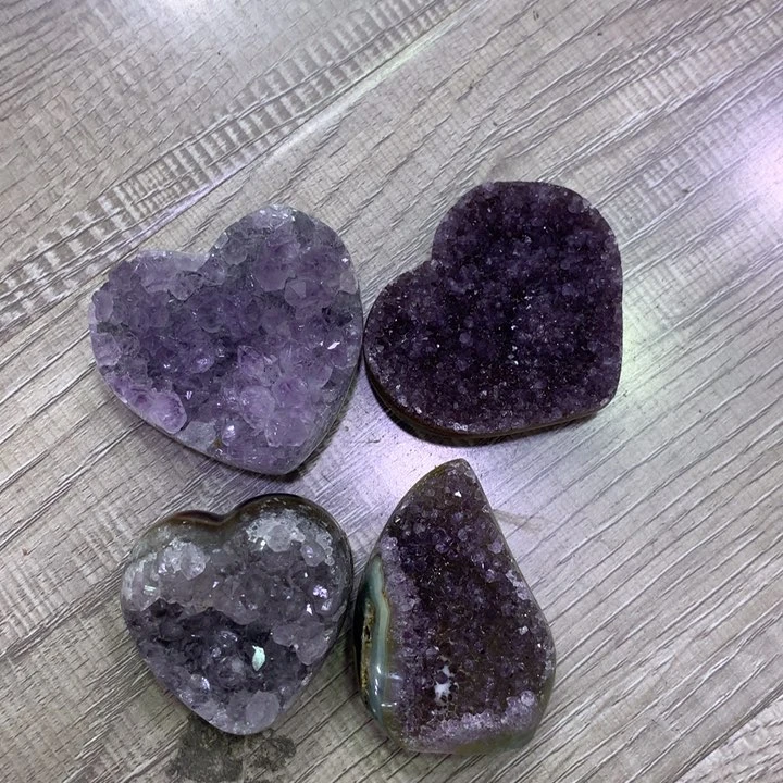 紫晶珠宝半成品未镶嵌