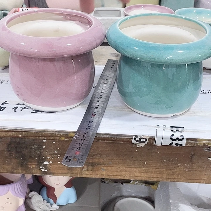 花盆陶瓷款式12包邮