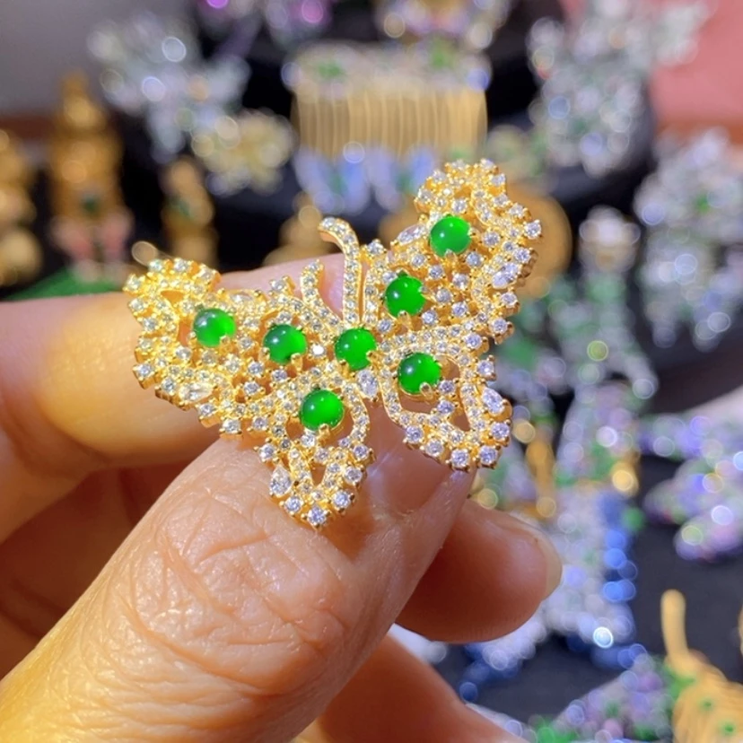 【闪购商品】银S925镶嵌挂件翡翠