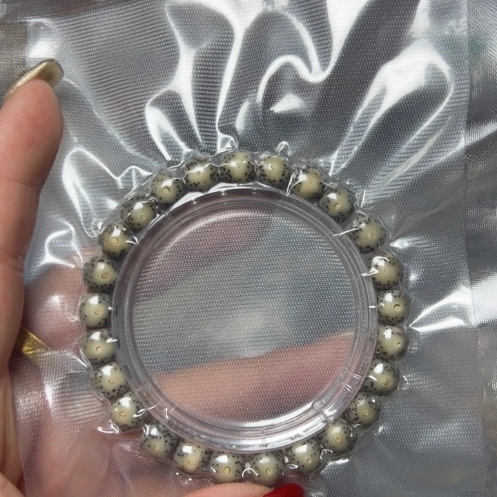 星月菩提手串20糯冰石玉大眼98