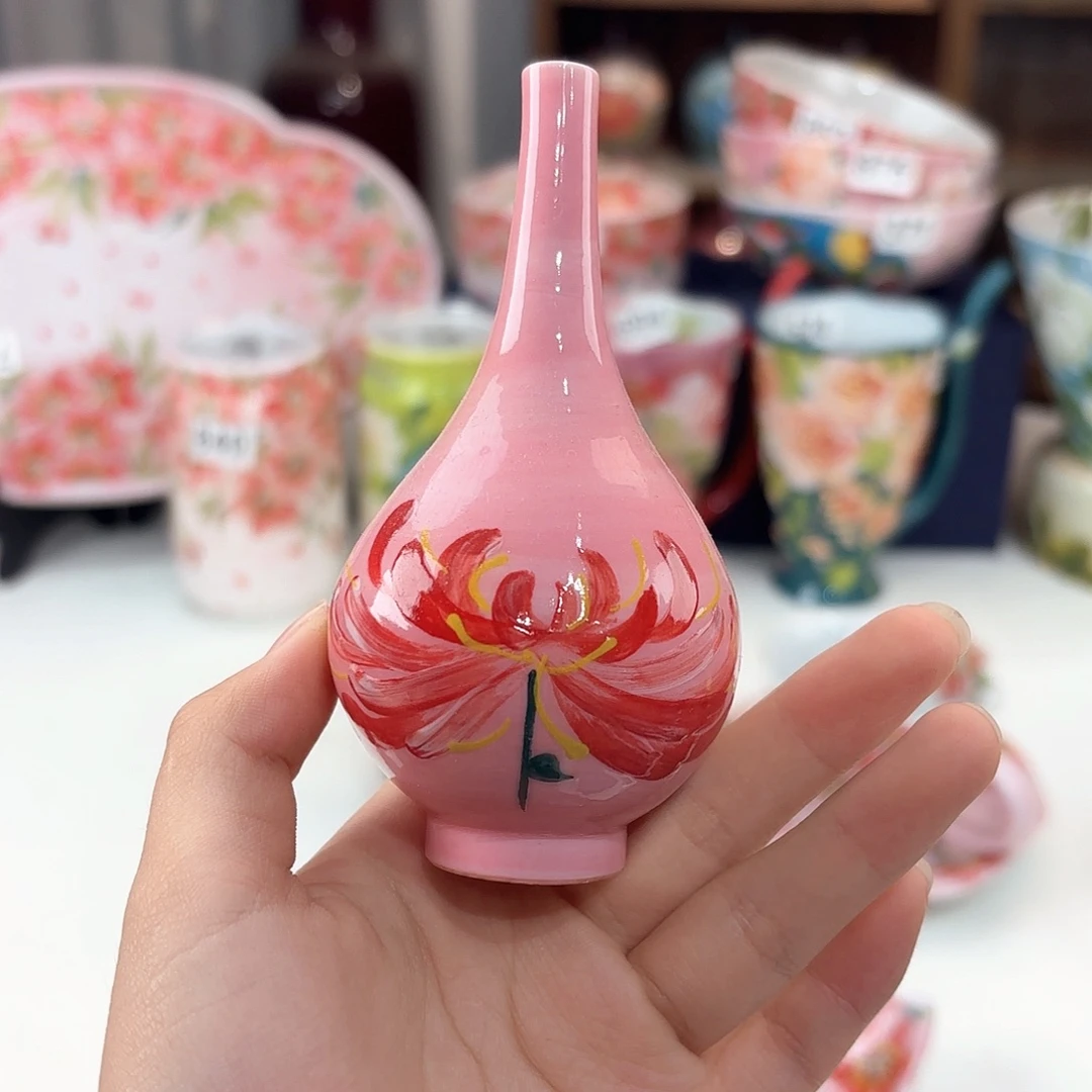 景德镇手绘高温釉下彩陶瓷茶具