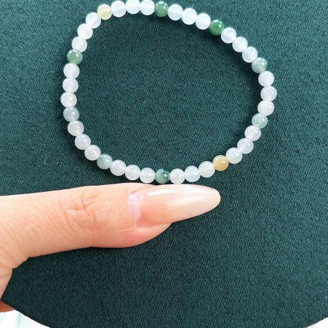 未镶嵌手链翡翠天然缅甸A货翡翠手串