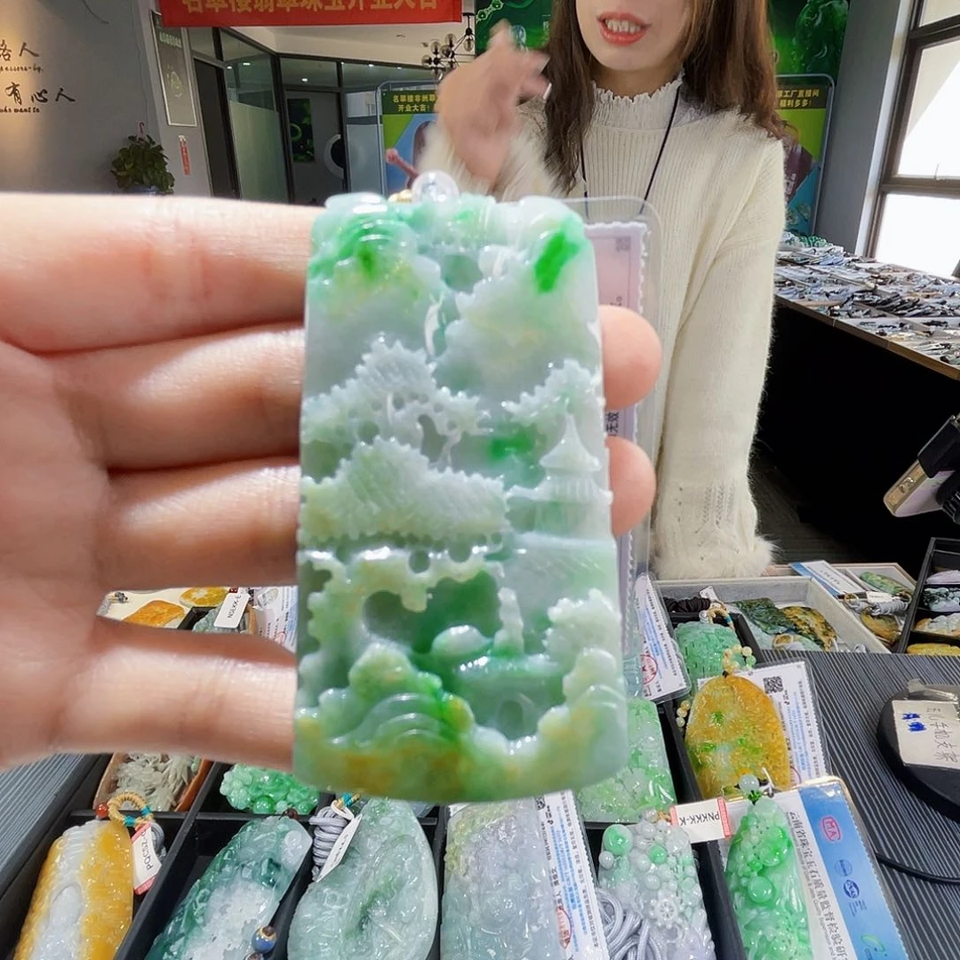 颈饰未镶嵌翡翠翡翠