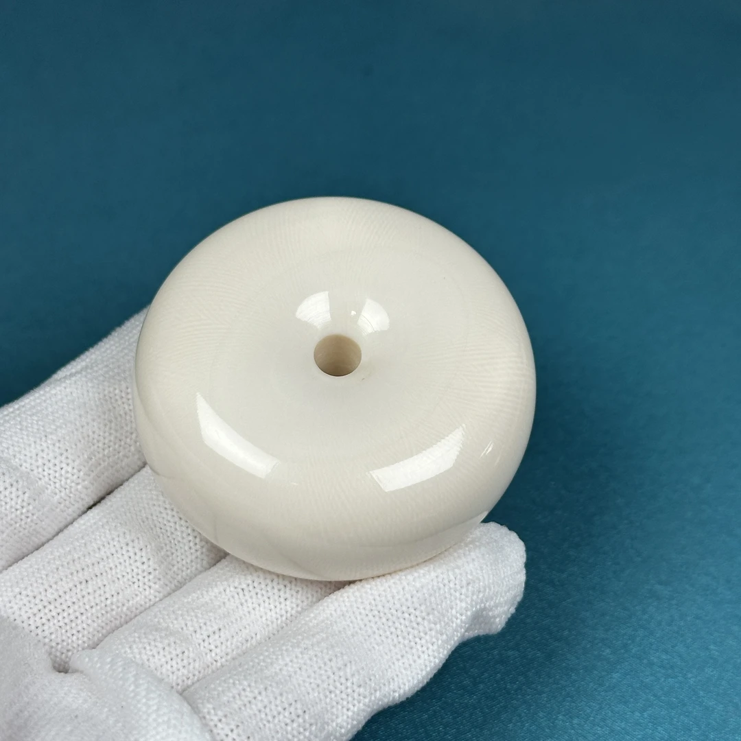 E1054天然猛犸牙 平安扣 扣子53x22.8mm72克支持鉴定 假一罚四