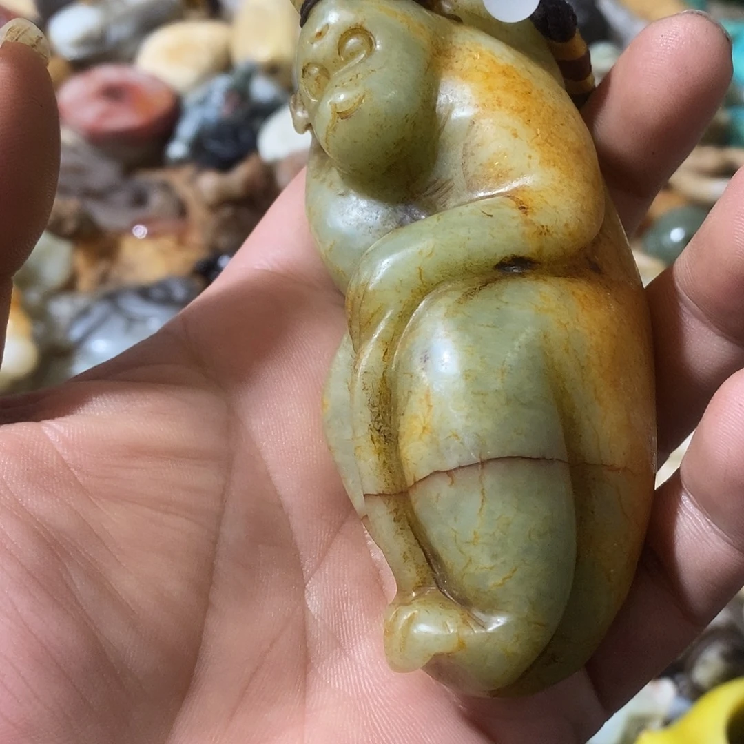 湖***9和田玉（糖玉）未镶嵌挂件