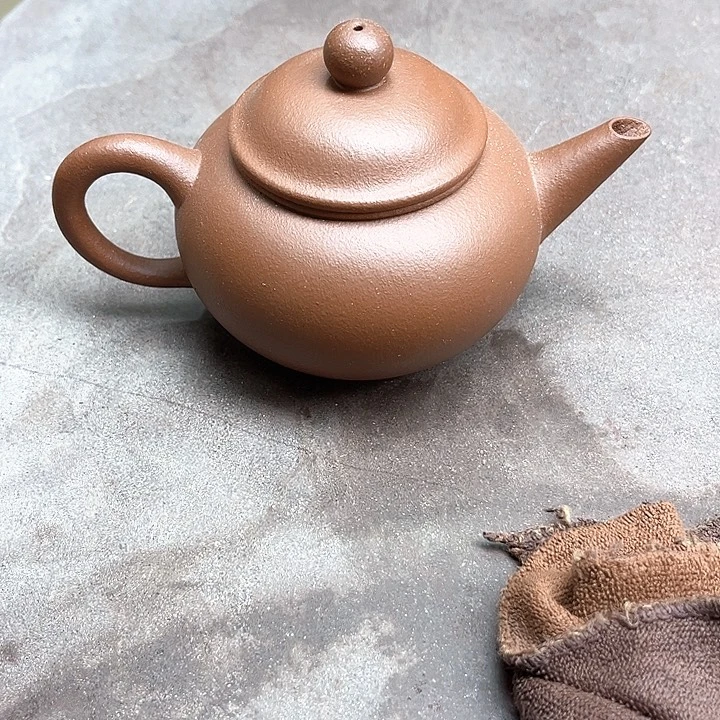 麒***霖茶壶紫砂小水平紫泥