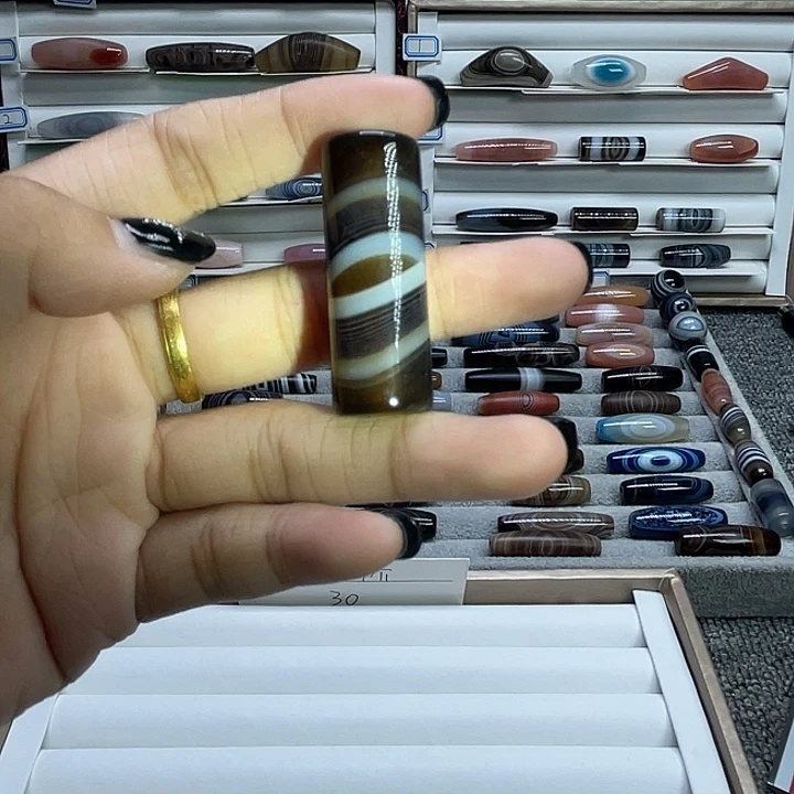 玛瑙/玉髓合金珠宝半成品