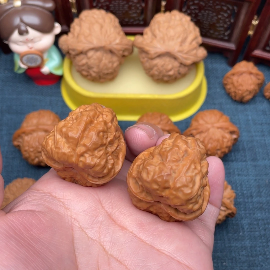 文玩核桃把件延庆蛙蛙35