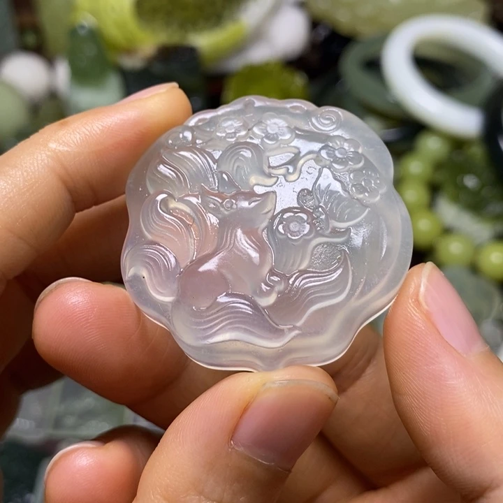 岫玉未镶嵌岫玉挂件