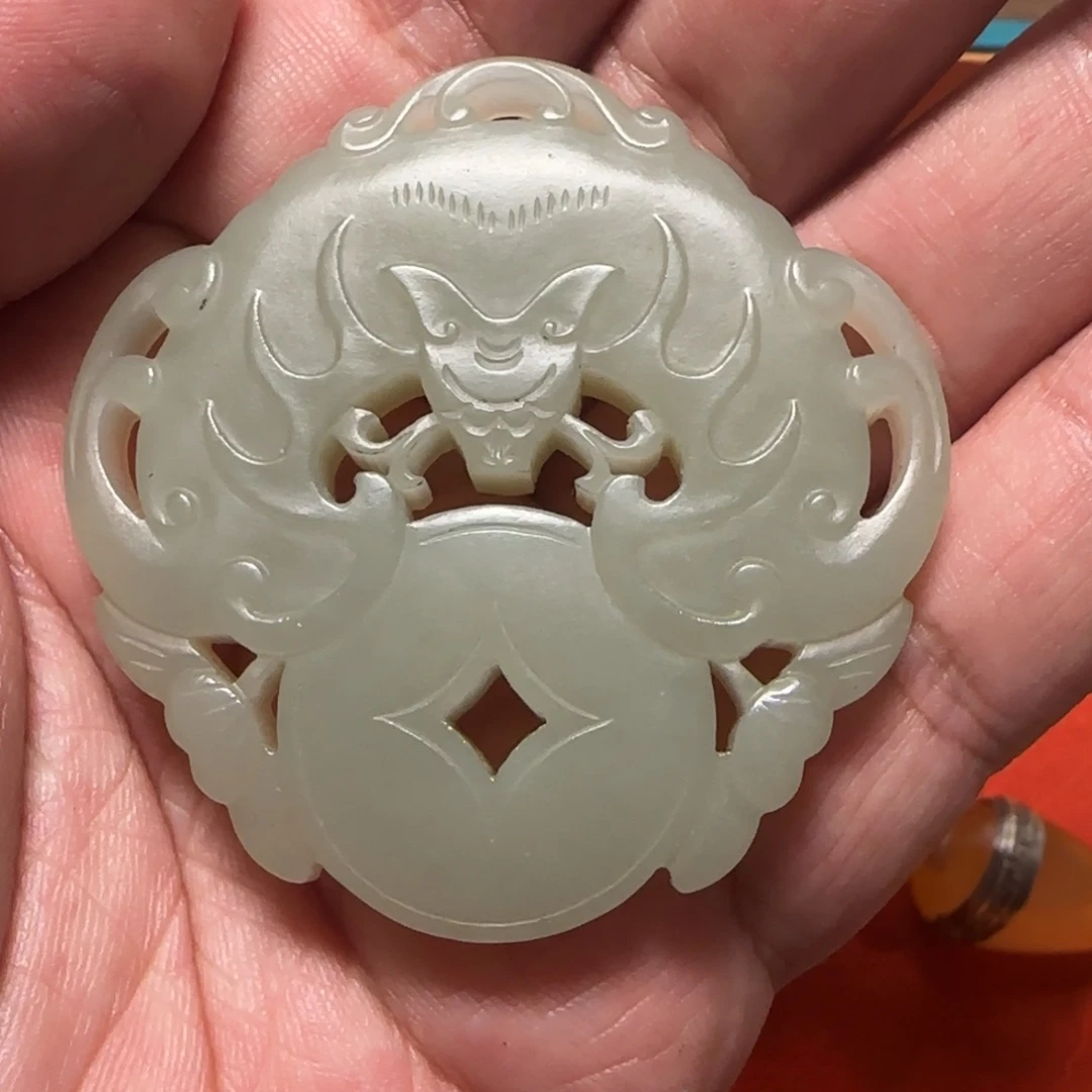 葛***生和田玉未镶嵌挂件