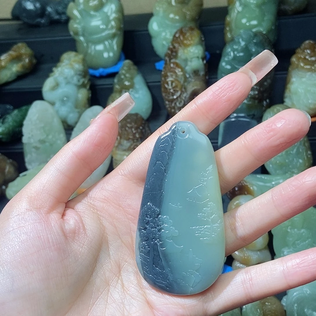 和田玉颈饰未镶嵌