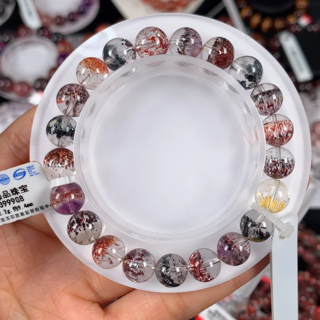 水晶手链未镶嵌彩梅毒液超七9.4