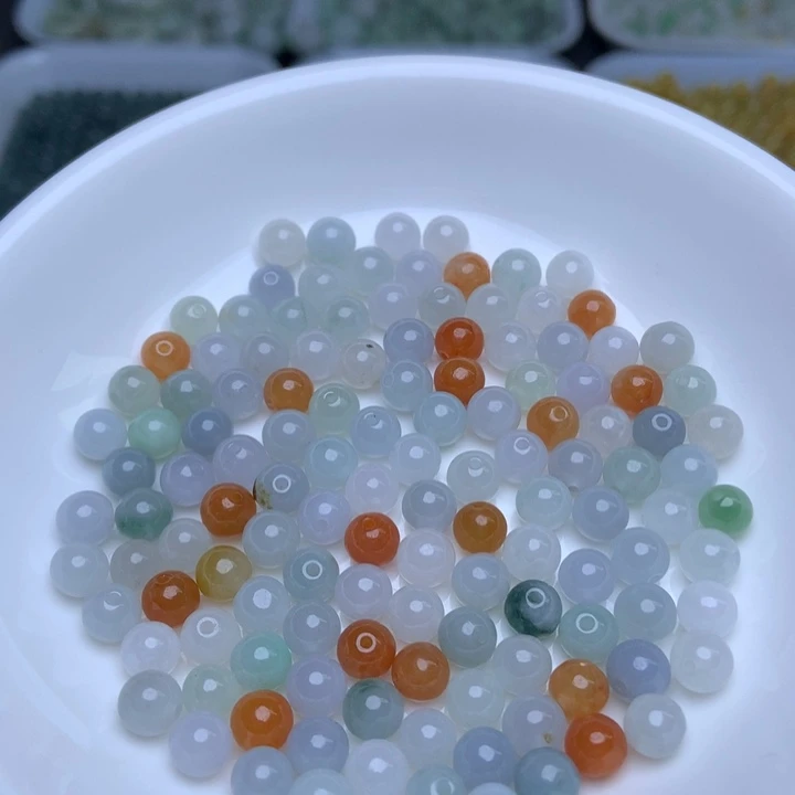 散珠翡翠卡5.7冰透三彩33个