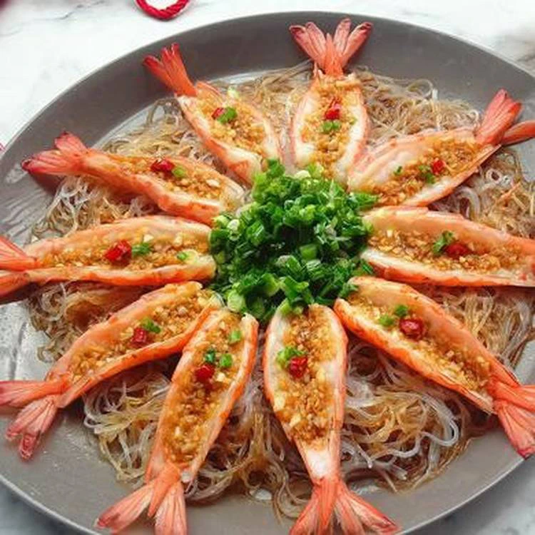 【新鲜到家】蒜蓉粉丝虾半成品菜（爆款）精品