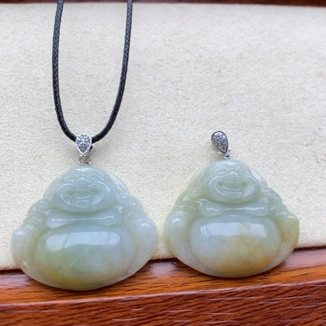 翡翠银S925镶嵌颈饰发其一