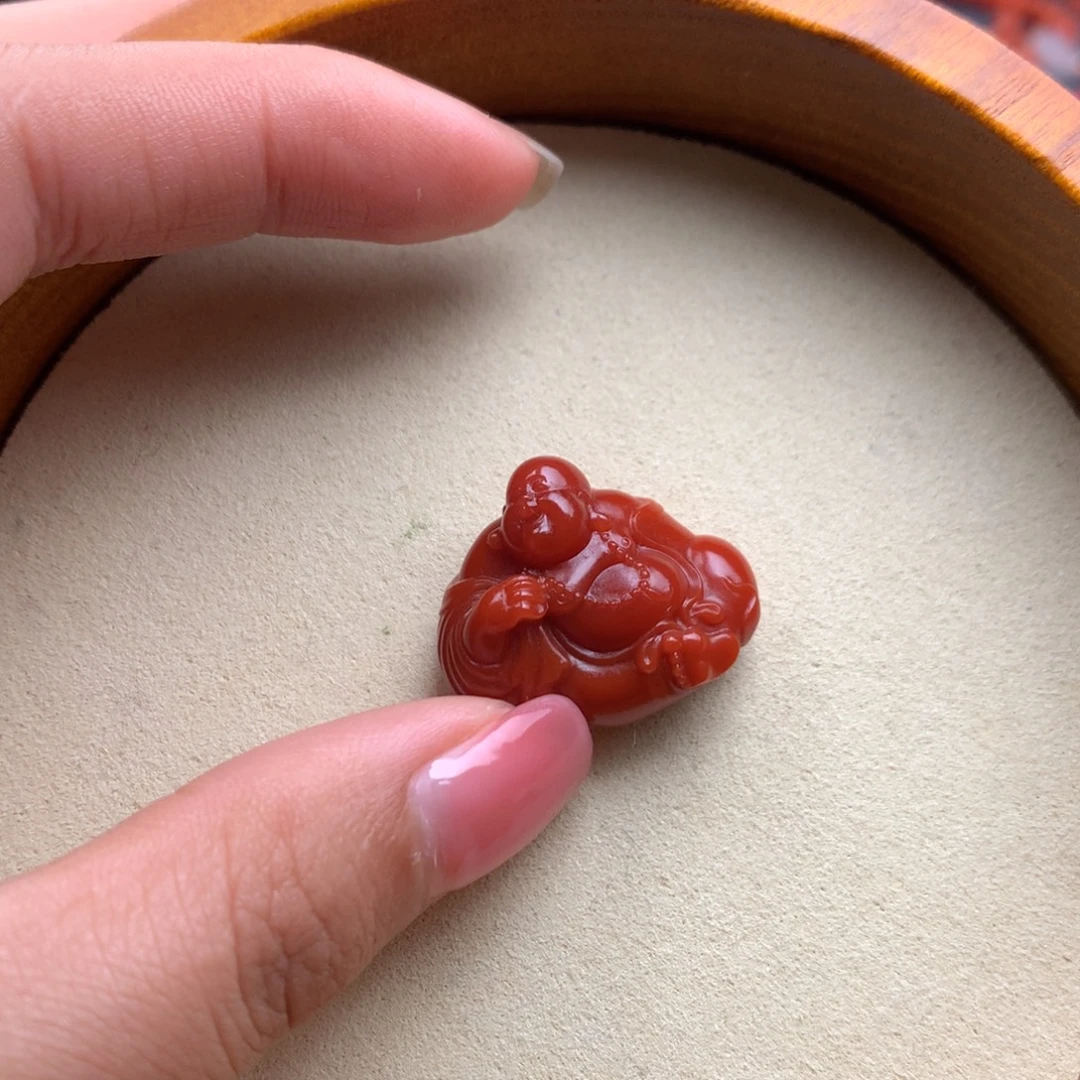 南红玛瑙未镶嵌保山天然原矿南红佛公吊坠