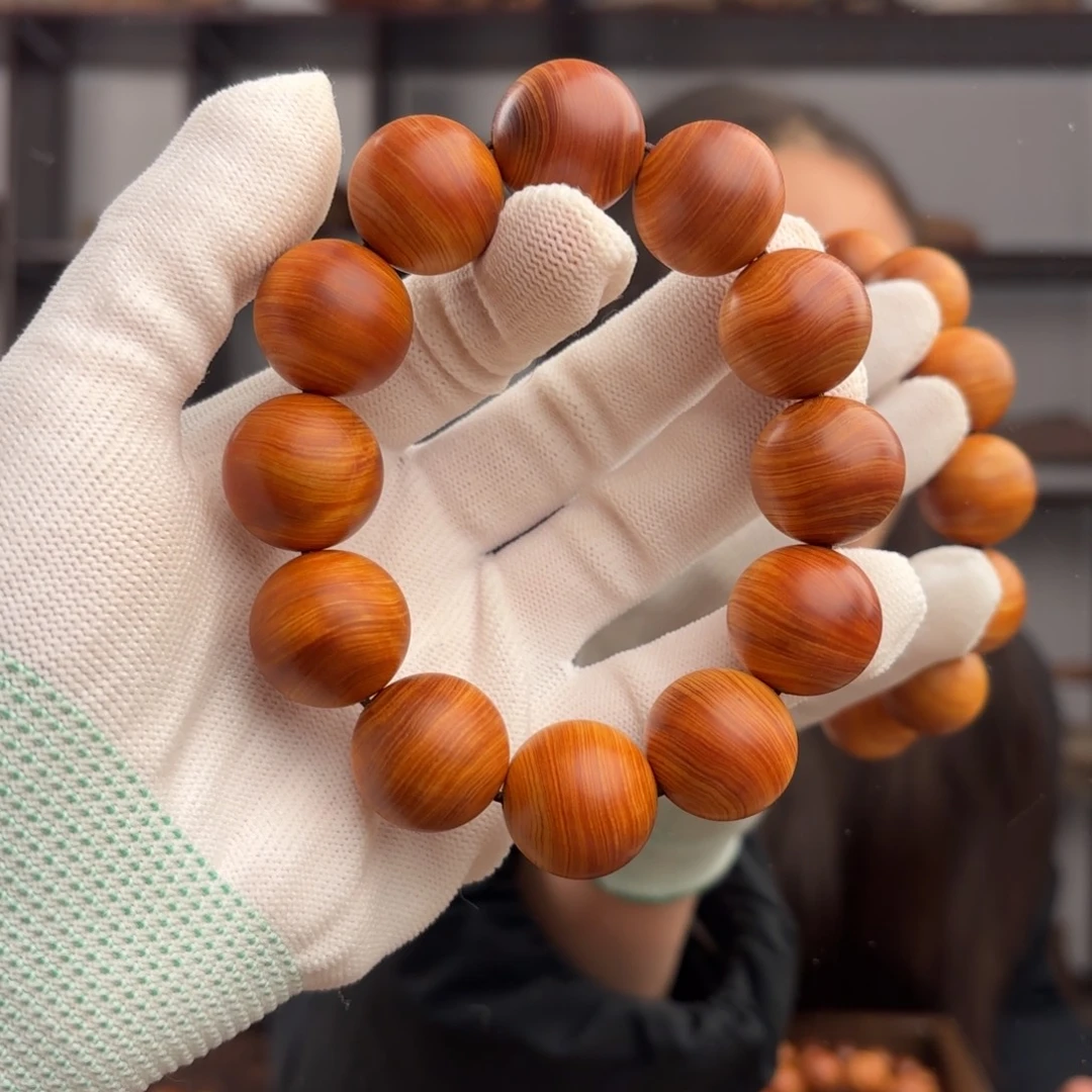 柏木（崖柏）手串/手链 2.0红油重结油59.2骨料咸药 沉水