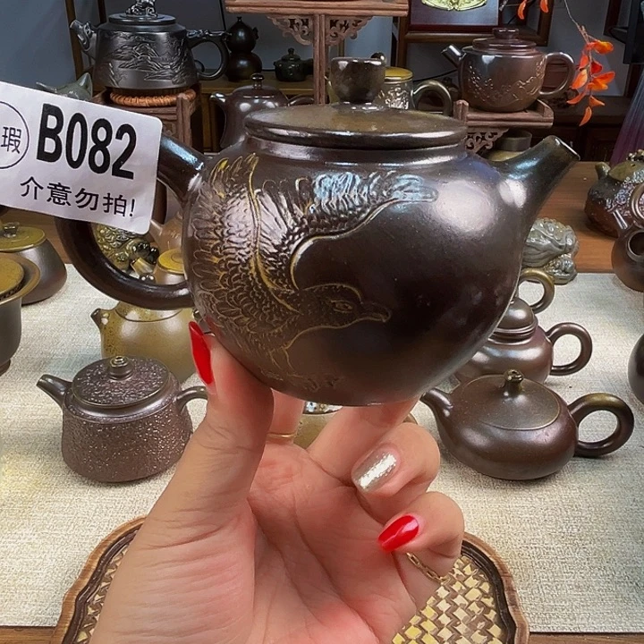 柴烧壶泡茶香柴燒壺泡茶香
