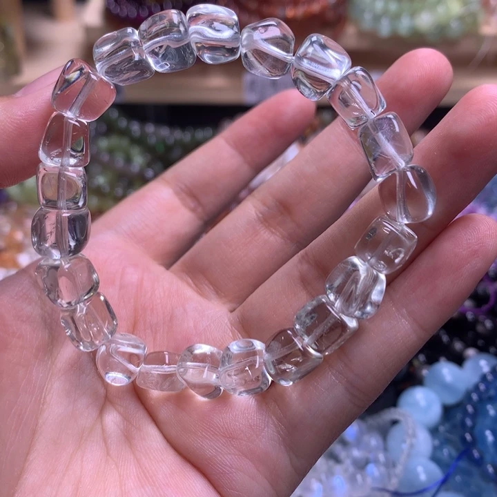 未镶嵌手串水晶8.8绿水冰块