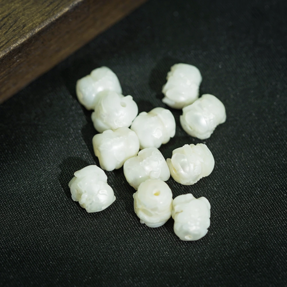 【发1颗】10*8*8 珍珠散珠DIY文玩珠宝ZZ7