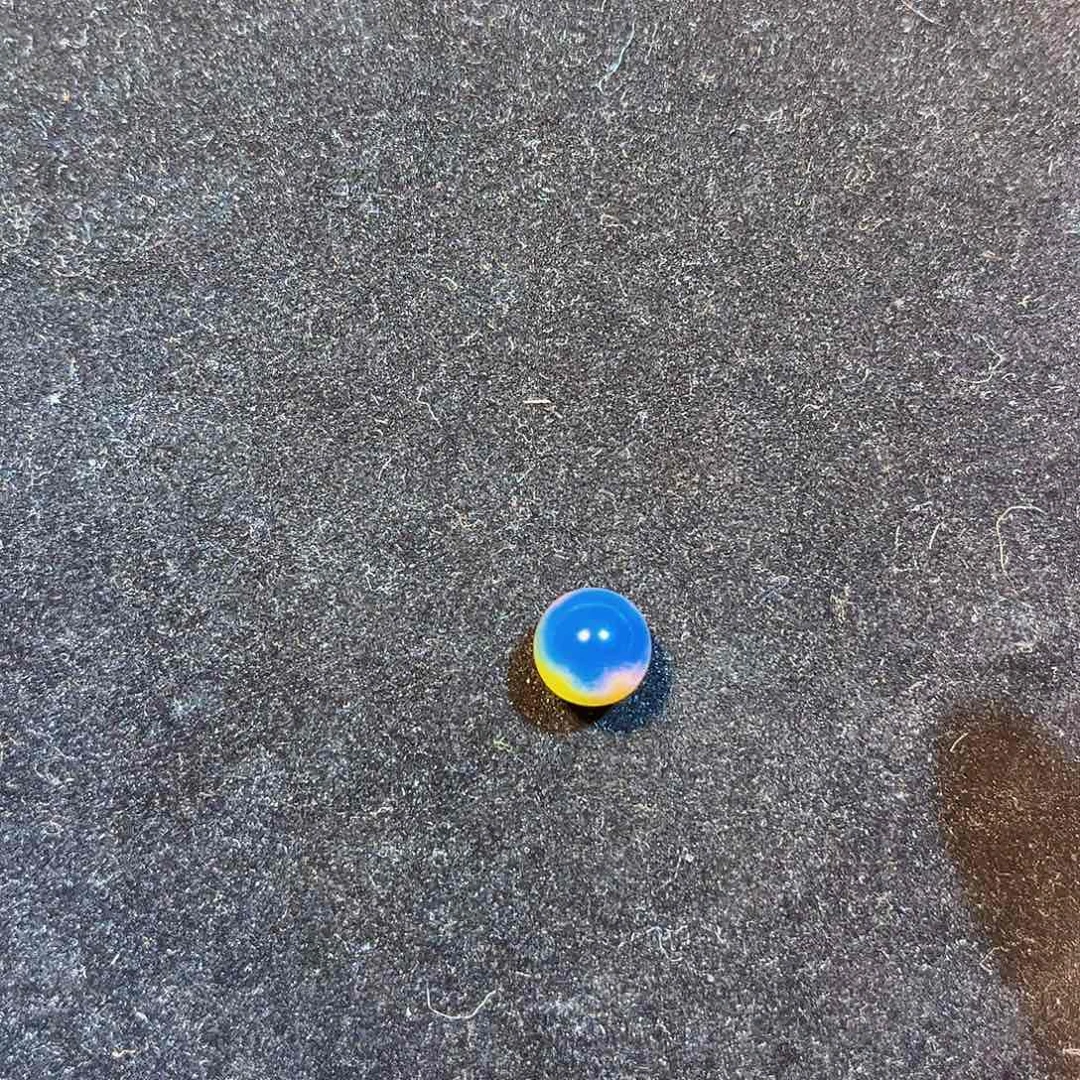 天***转未镶嵌蓝珀珠宝奇石多米单珠10