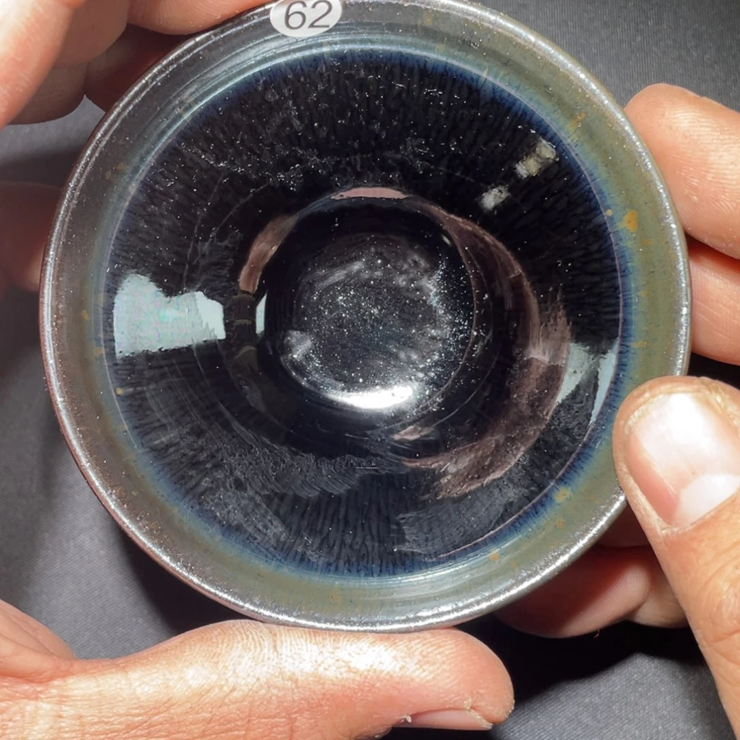 茶盏龙窑柴烧老黄甄选62