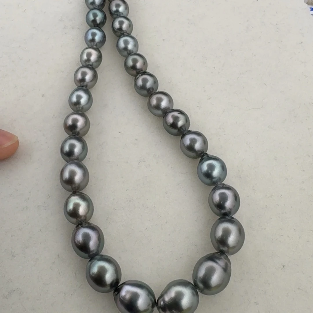 颈饰海水珍珠未镶嵌大溪地巴洛克微瑕9-11.2mm
