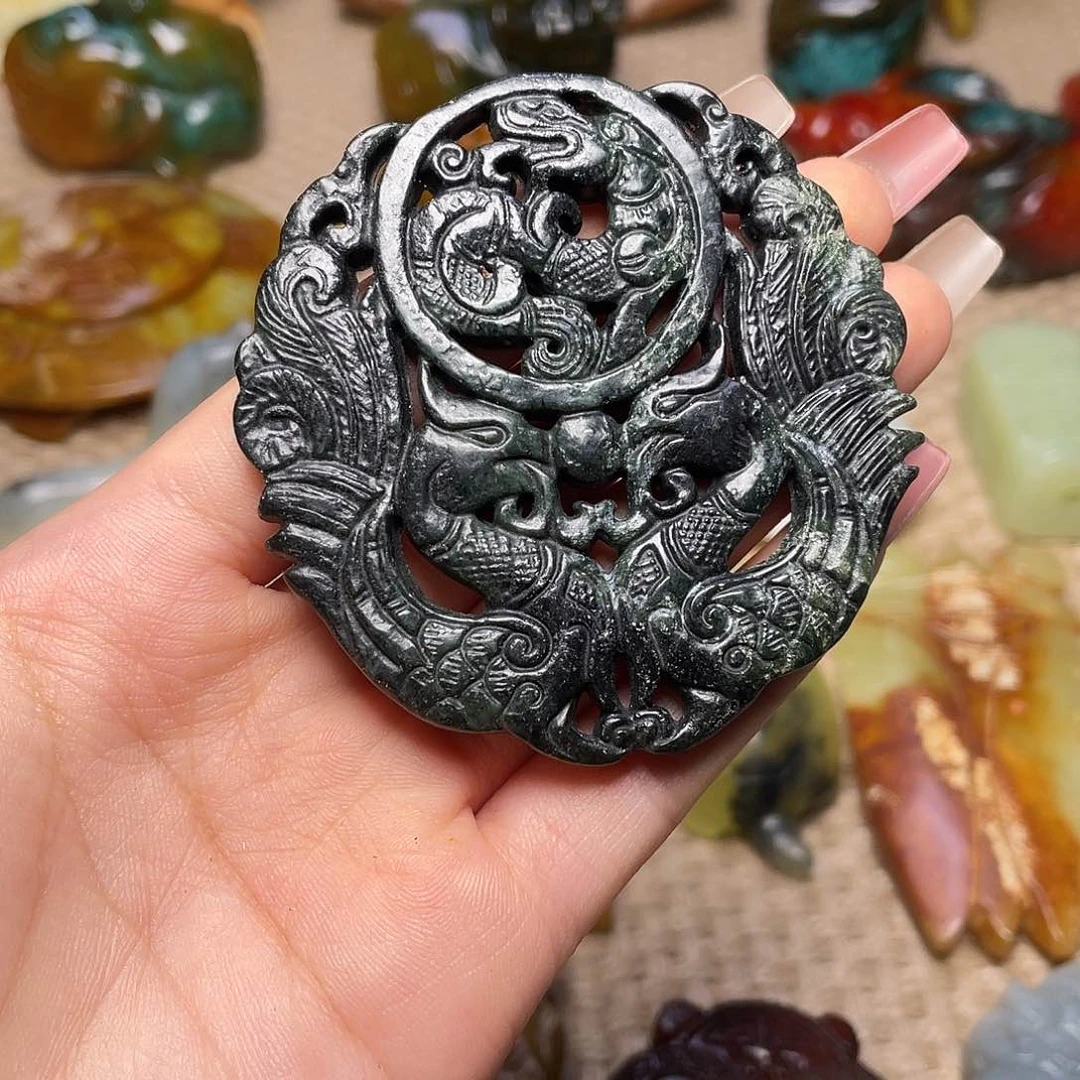 蛇纹石玉未镶嵌如图