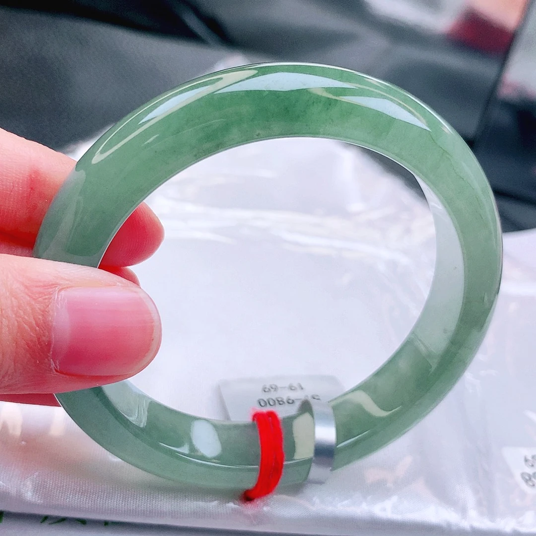 翡翠未镶嵌手镯缅甸天然a货翡翠手镯