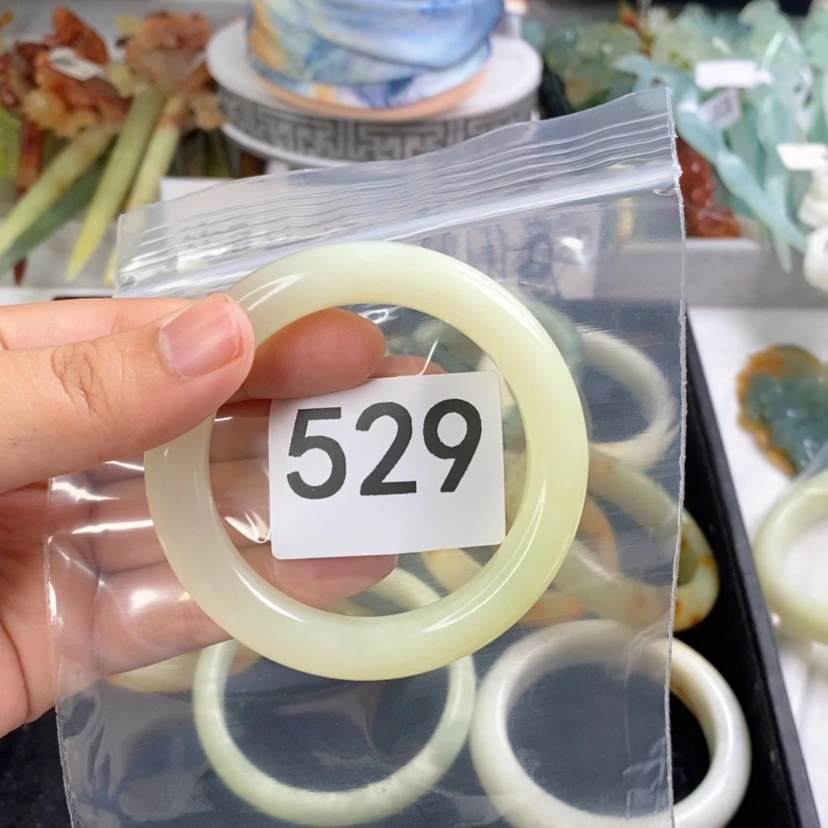 【闪购商品】岫玉发饰未镶嵌织*