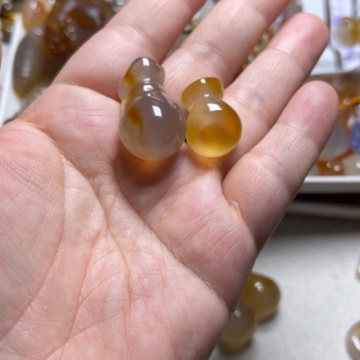 玛瑙/玉髓颈饰未镶嵌一***鹤4415