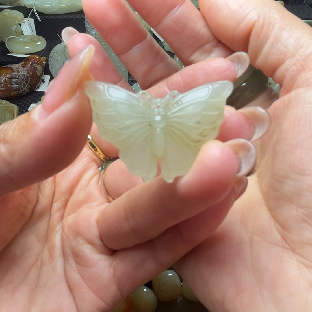 和田玉未镶嵌吊坠(不含链)