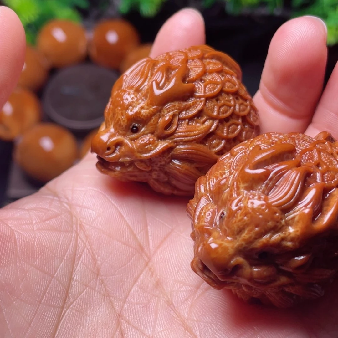 【闪购商品】橄榄核手串/手链35左右金币龙龟手球
