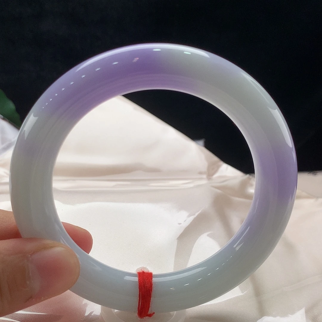 翡翠未镶嵌手镯圈口57.8