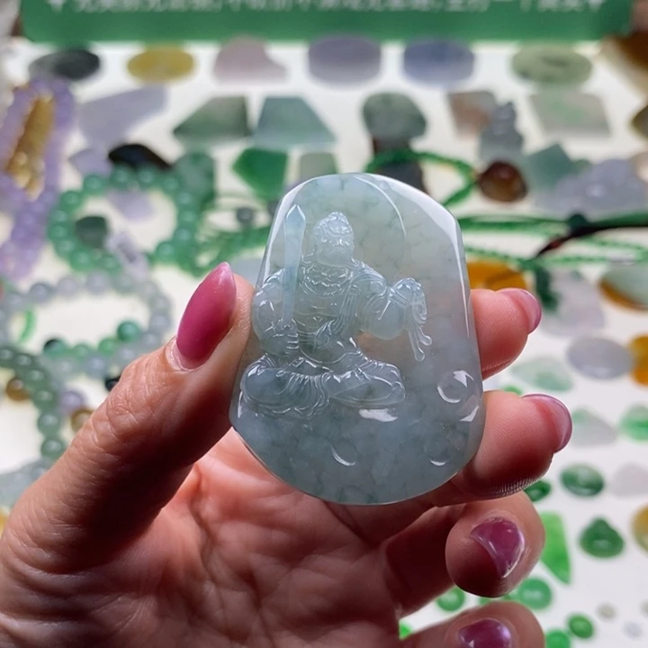 翡翠未镶嵌挂件天然翡翠