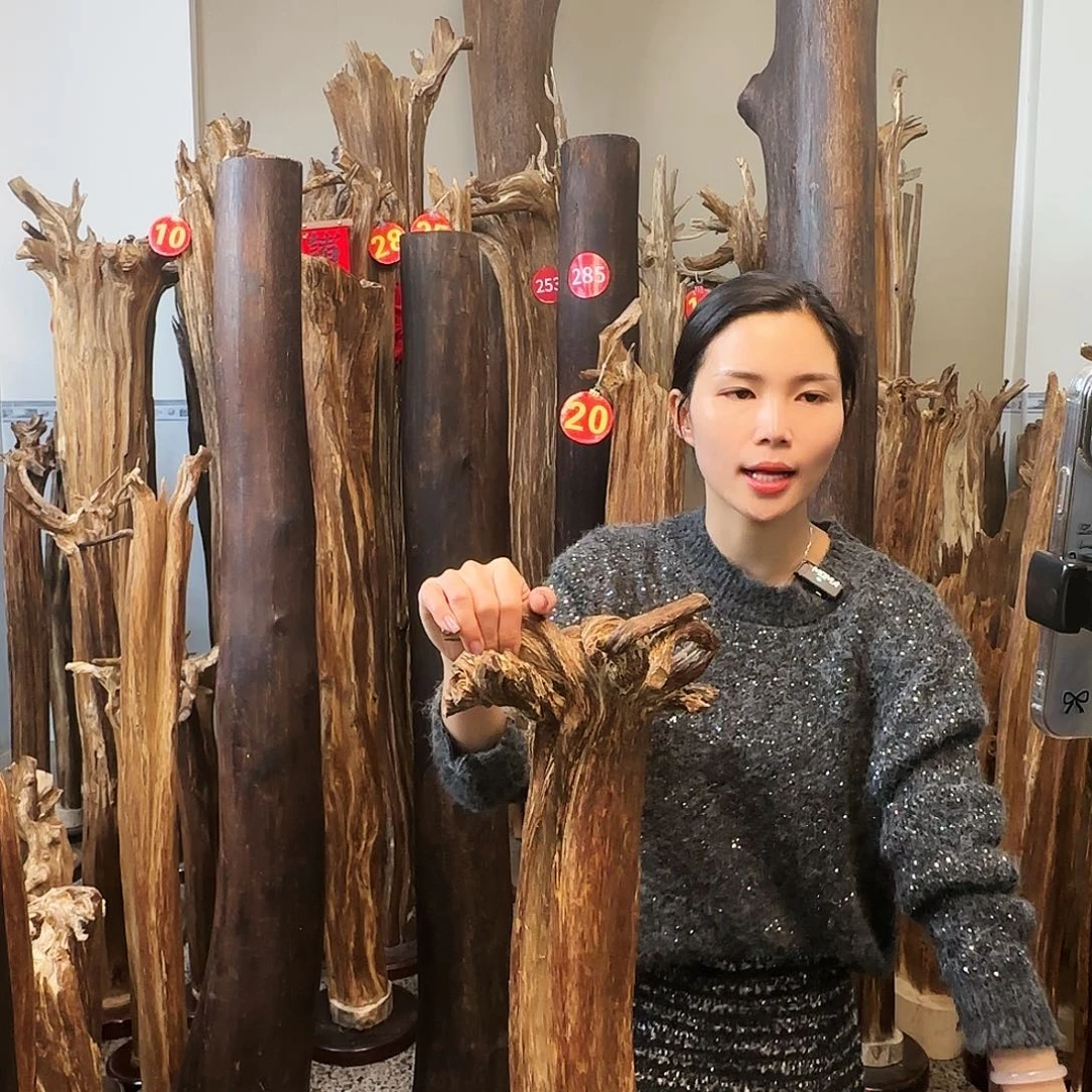 沉香摆件沉香原木工艺品摆件➕底座