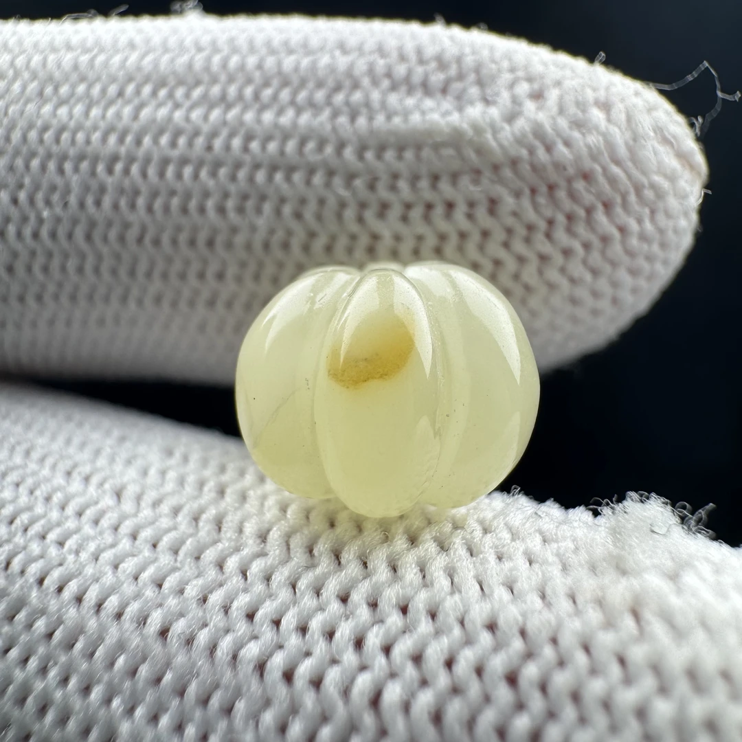 M5341天然原矿蜜蜡 瓜珠10*8mm支持鉴定假一罚十