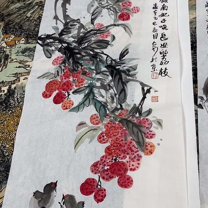 姜奇老师花鸟作品69×34