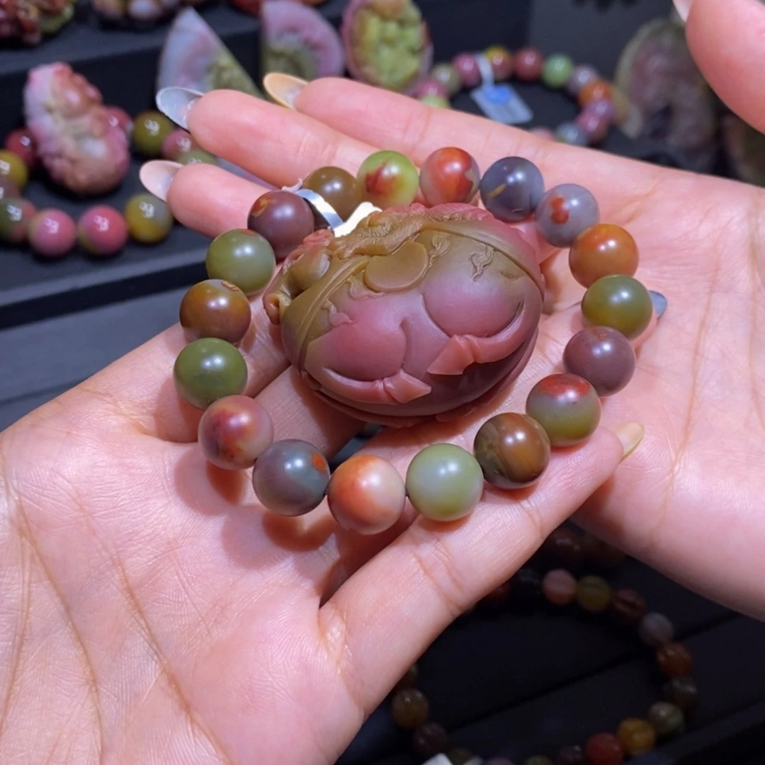 【闪购商品】玛瑙/玉髓手串未镶嵌P***X盐源玛瑙