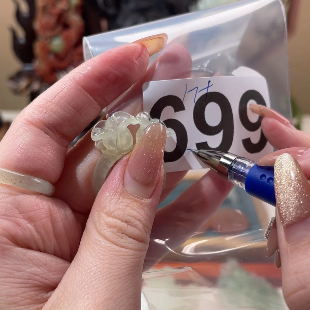 蛇纹石玉发饰未镶嵌陌***玉