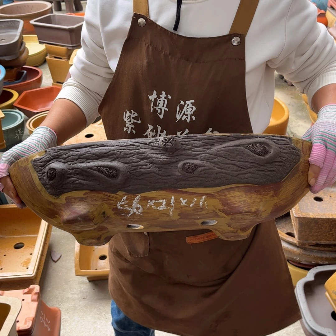 紫砂花盆盆景艺术