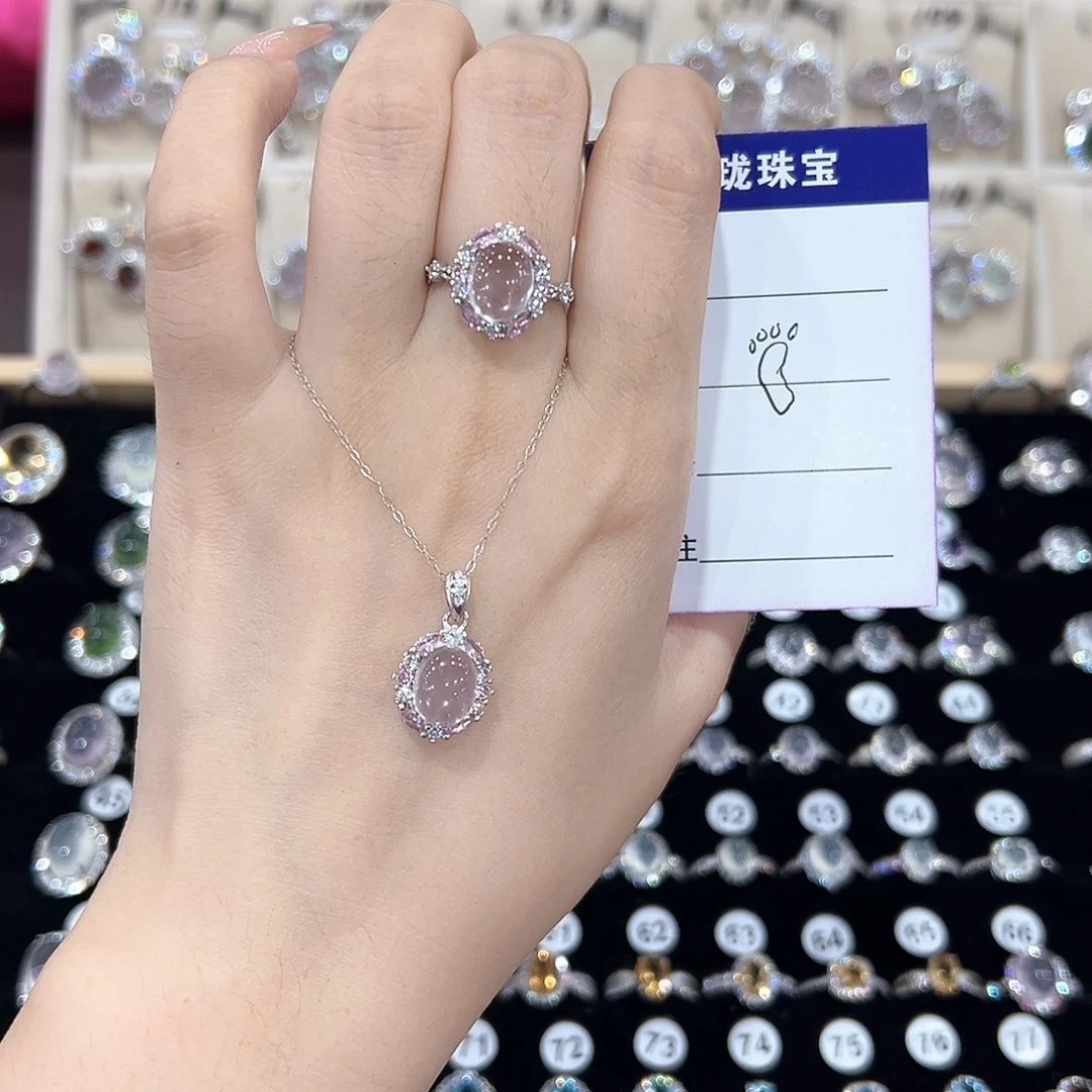 *****银S925镶嵌戒指芙蓉石