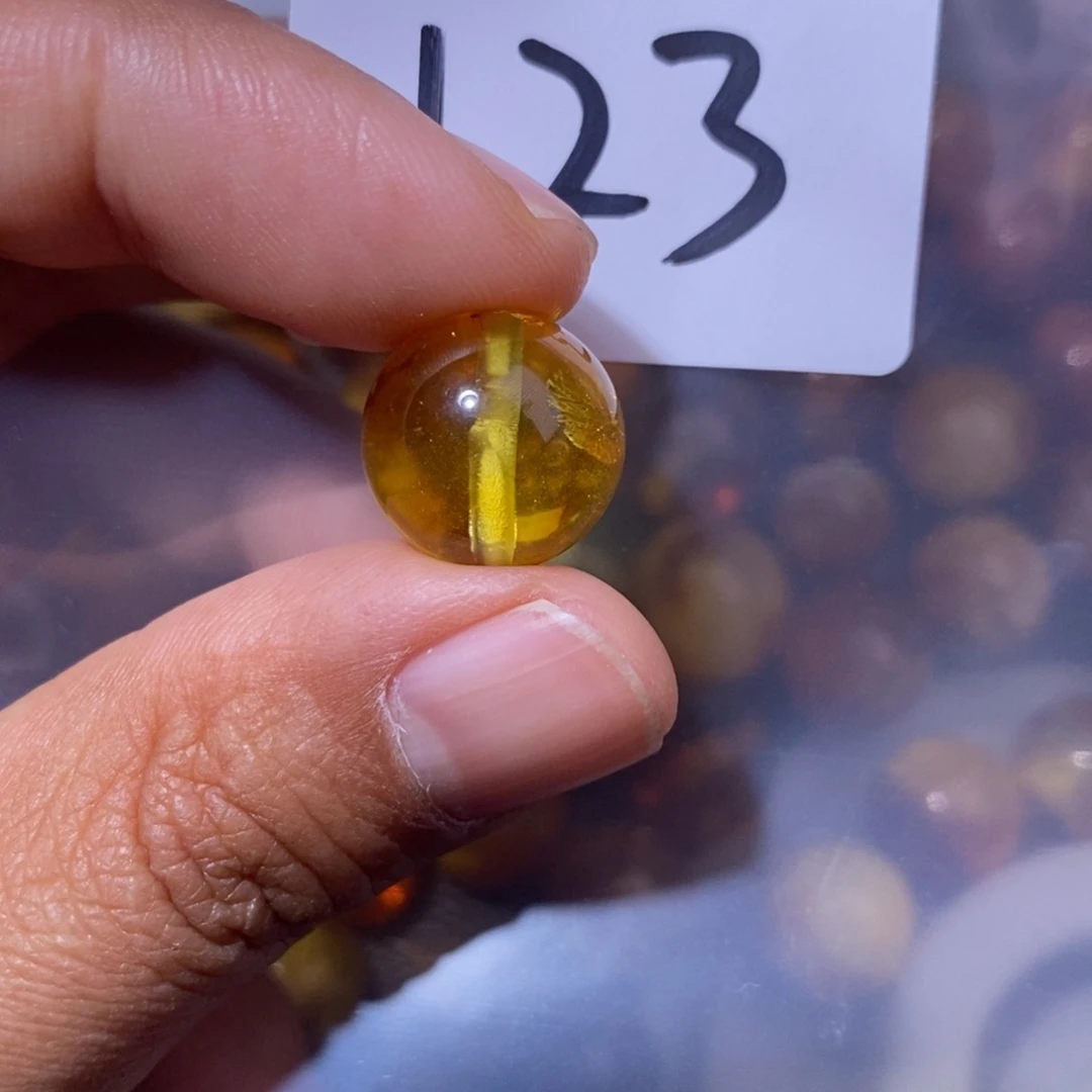 琥珀未镶嵌手链裸石