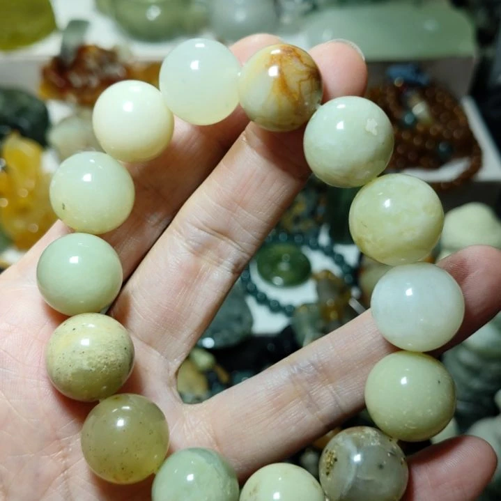 岫玉未镶嵌手串款式