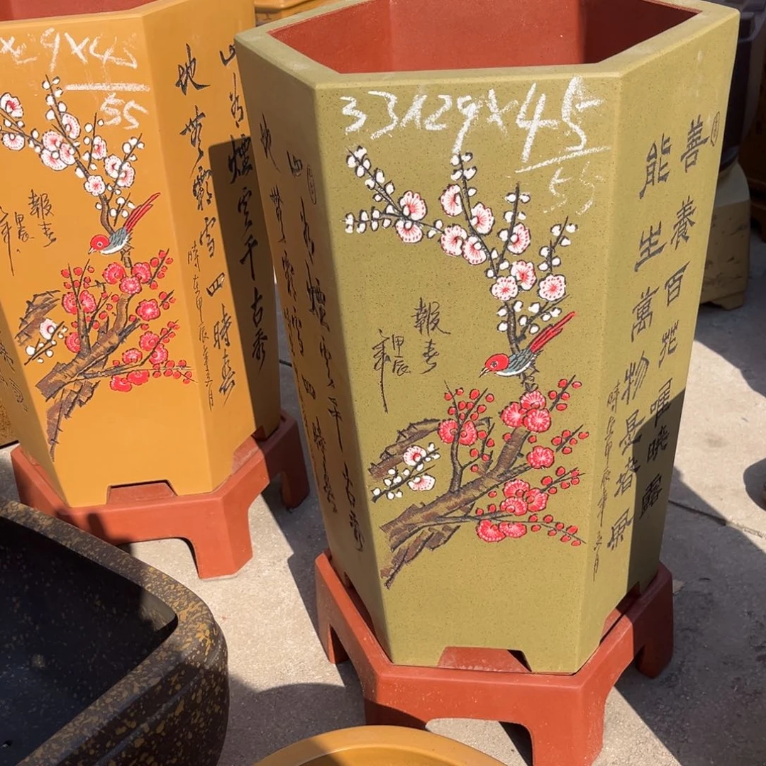 紫砂花盆盆景艺术