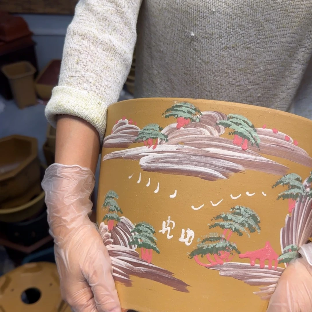 紫砂花盆紫砂口径25