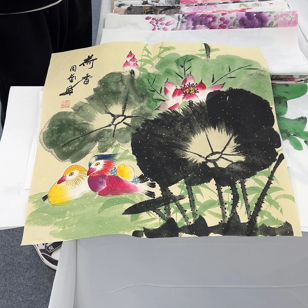 国画纯手绘作品欣赏